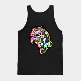 Murder Drones Disassembler drone neon graffiti art Tank Top